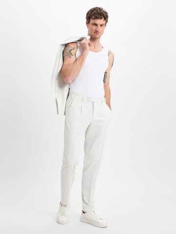 Finshley & Harding London Regular Broek in Wit