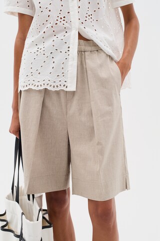 InWear Loose fit Trousers 'Rigitta' in Beige: front