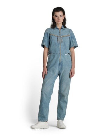 G-Star RAW Jumpsuit in Blue: front