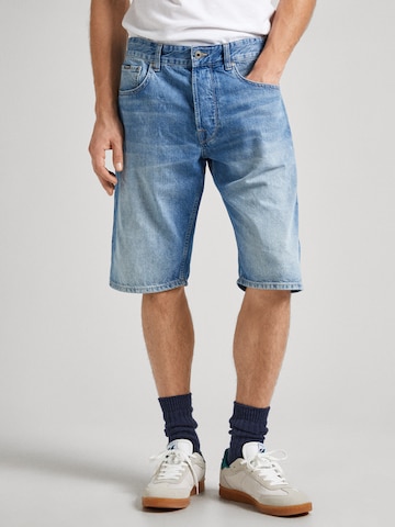 Pepe Jeans Loosefit Shorts in Blau: predná strana