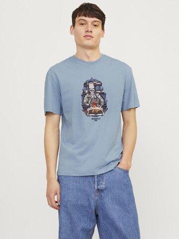 JACK & JONES Bluser & t-shirts 'JORSEVEN' i blå: forside