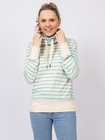 Sweat-shirt 'Kooveljau' salzhaut en beige : devant
