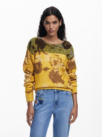 Desigual - Pullover em amarelo: frente