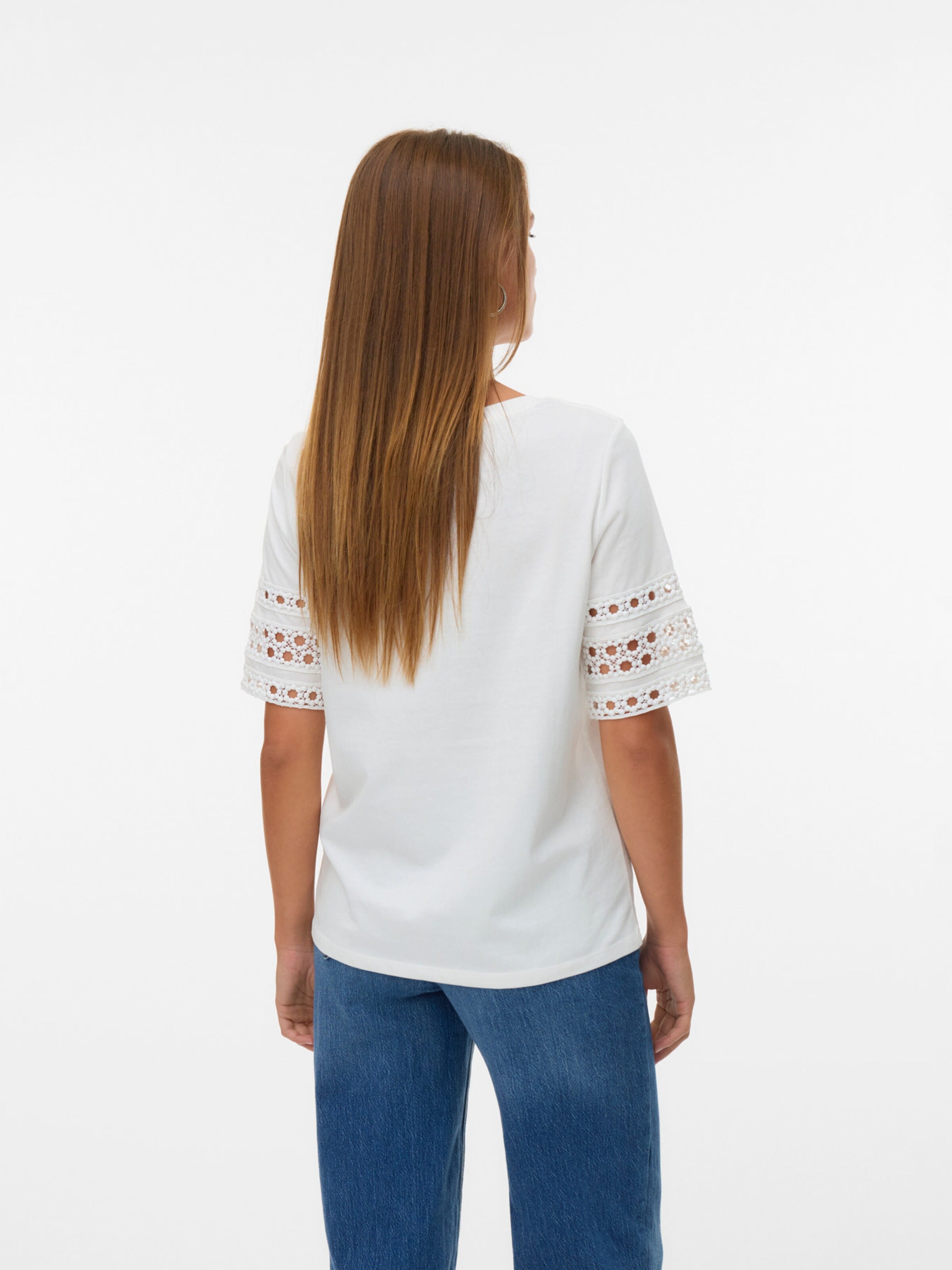 VERO MODA - Camiseta '10340787' en blanco