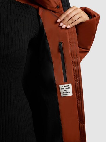 khujo Winter Coat 'Soulani5' in Orange