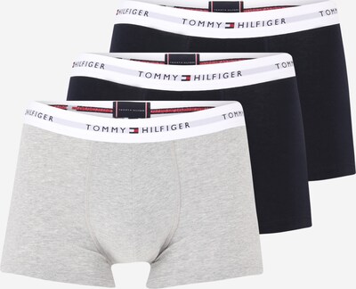 Tommy Hilfiger Underwear Bokserishortsit 'Essential' värissä yönsininen / meleerattu harmaa / punainen / valkoinen, Tuotenäkymä
