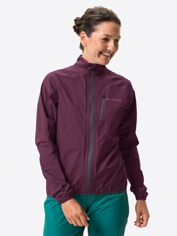 VAUDE Outdoor Jacket 'Drop III' in Purple: front