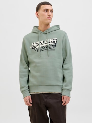 JACK & JONES Sweatshirt in Groen: voorkant
