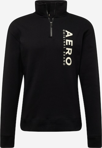 AÉROPOSTALE Sweatshirt in Schwarz: predná strana