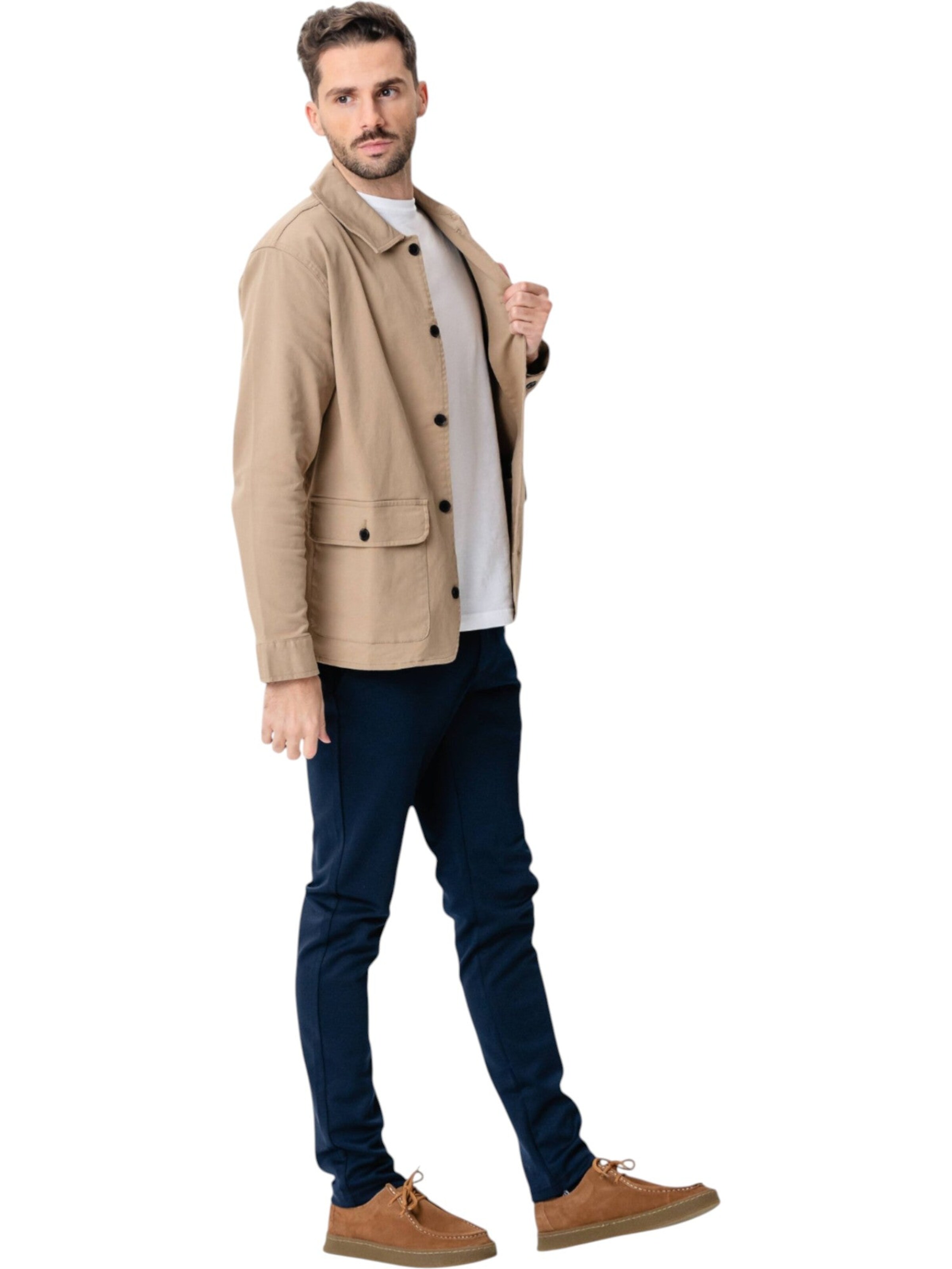 TEESHOPPEN Jacke in Beige