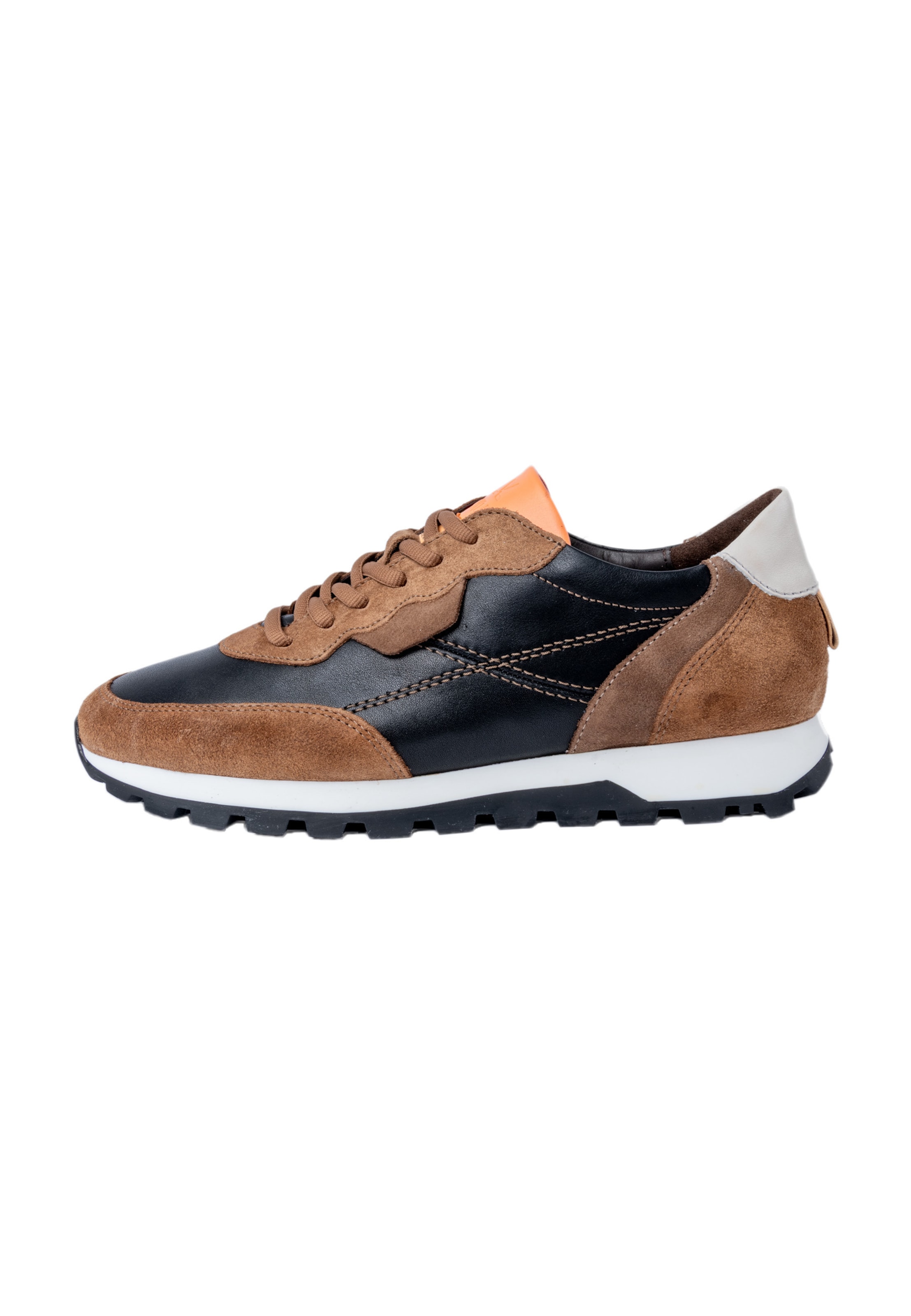 Sneaker alta di LLOYD in giallo: frontale