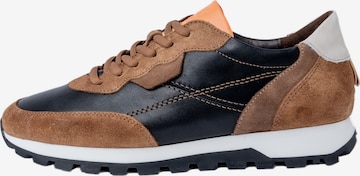 Sneaker alta di LLOYD in giallo: frontale