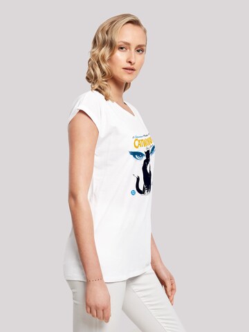 F4NT4STIC Shirt 'DC Comics Batman Catwoman When In Rome' in White