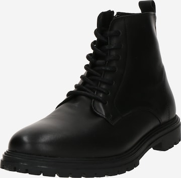 ABOUT YOUČizme na vezanje 'Maurice' - crna boja: prednji dio