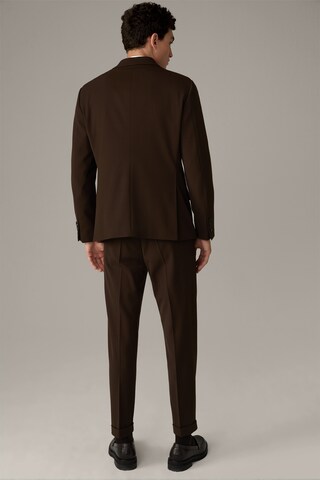 STRELLSON Slim fit Suit Jacket 'Ashton' in Brown