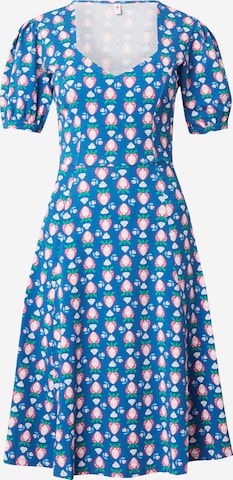 Blutsgeschwister Dress 'Joyful Heart' in Blue: front