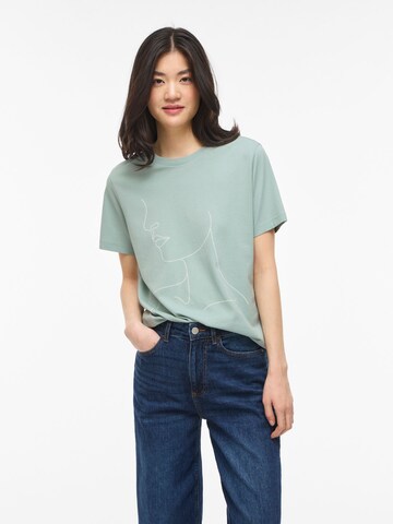 VILA Shirt ' VISYBILLA' in Blauw: voorkant