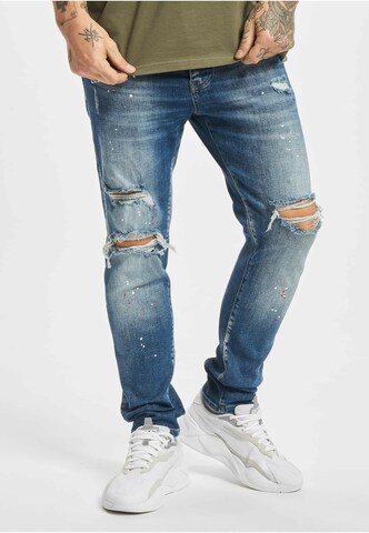 2Y Premium Regular Jeans in Blau: Vorderseite