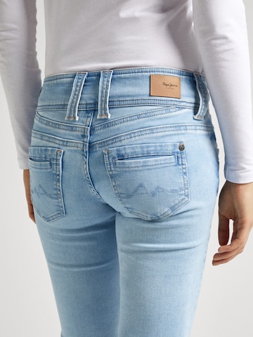 Slimfit Jeans de la Pepe Jeans pe albastru