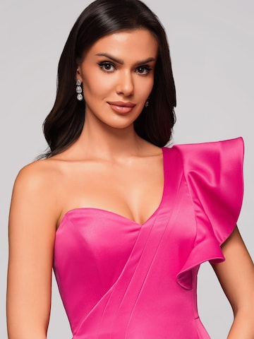 Ombre Společenské šaty – pink