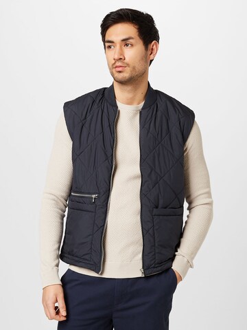 Casual Friday Vest 'Olas' in Blue: front