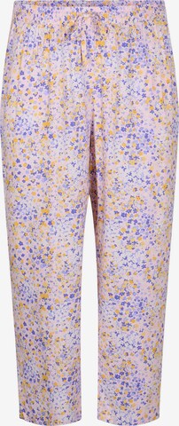 Zizzi Regular Trousers 'CLAUDIA' in Pink: front