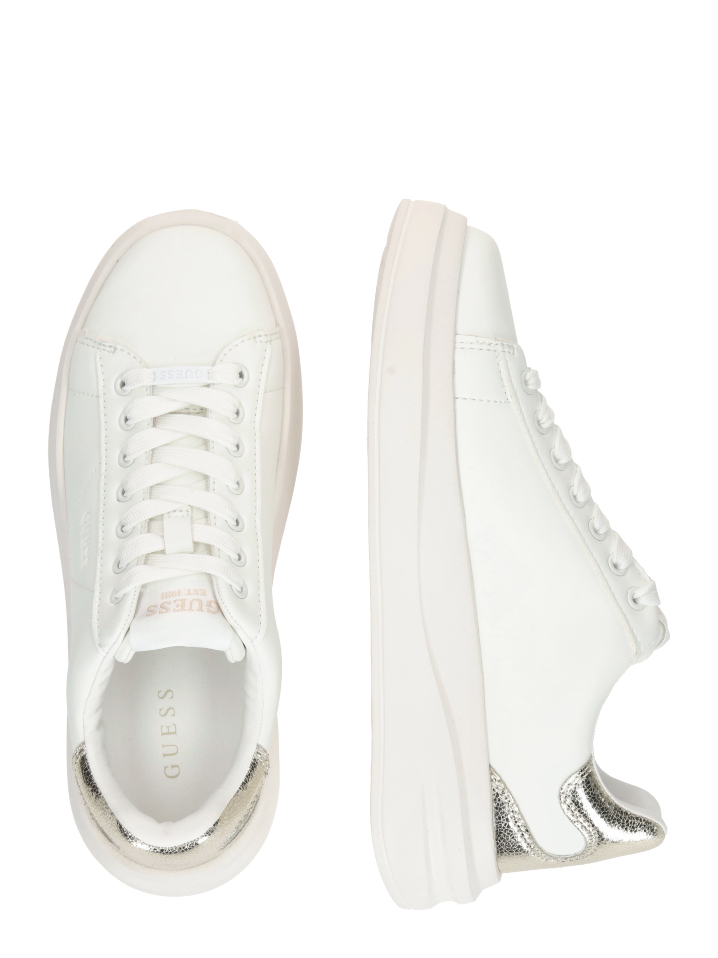 GUESS Platform trainers 'ELBINA' in White