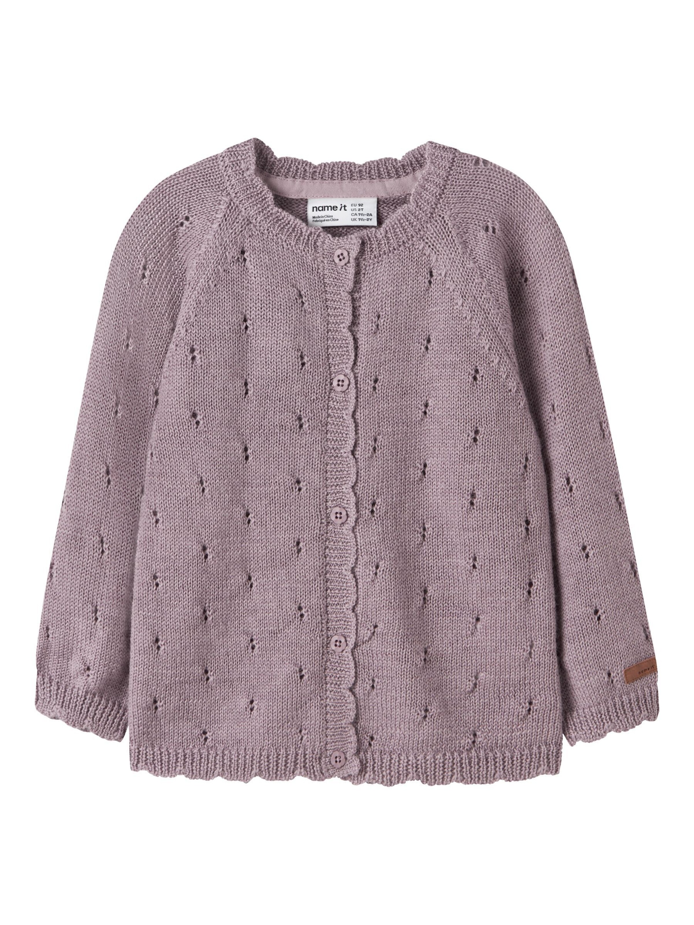 Cardigan NAME IT en violet : devant