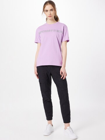 Superdry T-Shirt in Lila