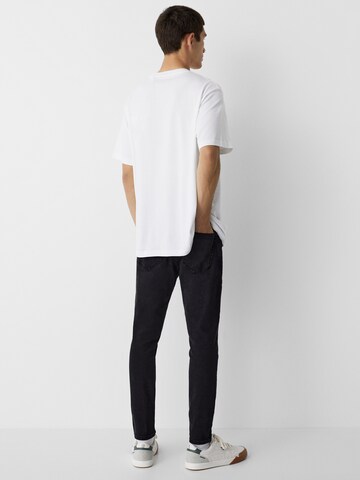 Coupe slim Jean Pull&Bear en noir