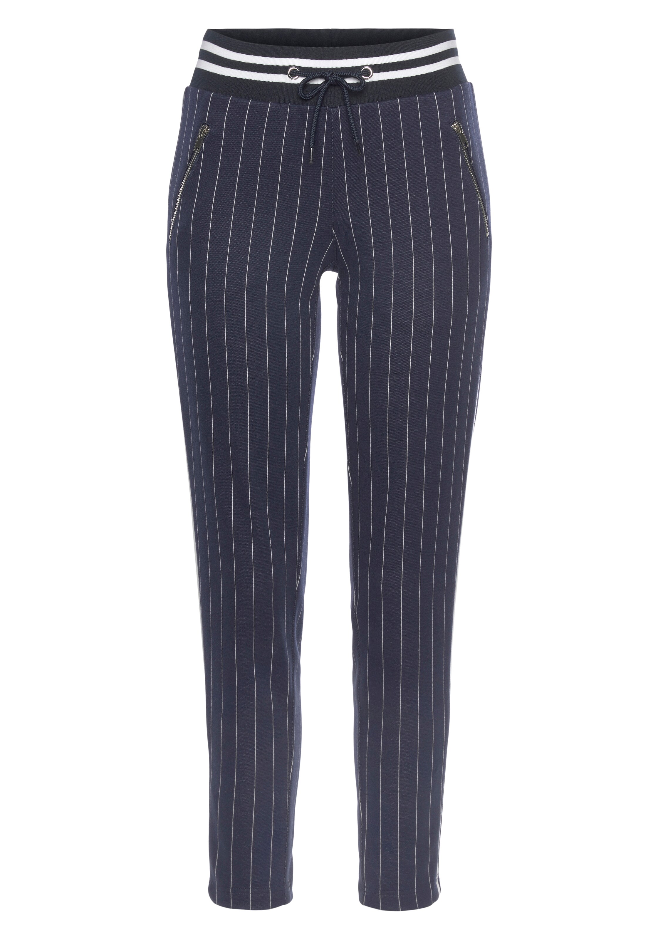 AJC Hose in dunkelblau / weiß, Produktansicht