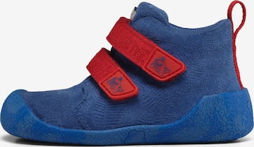 Affenzahn First-Step Shoes 'Lauflernschuh Leder Talky' in Blue: front