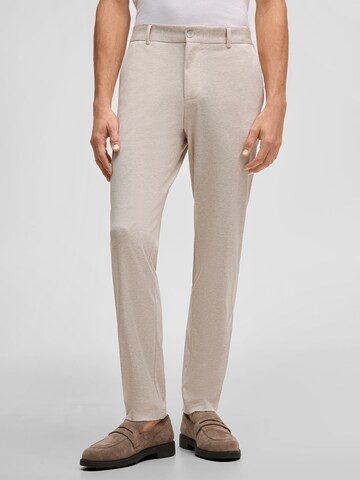 Coupe slim Pantalon 'Tius' STRELLSON en beige : devant