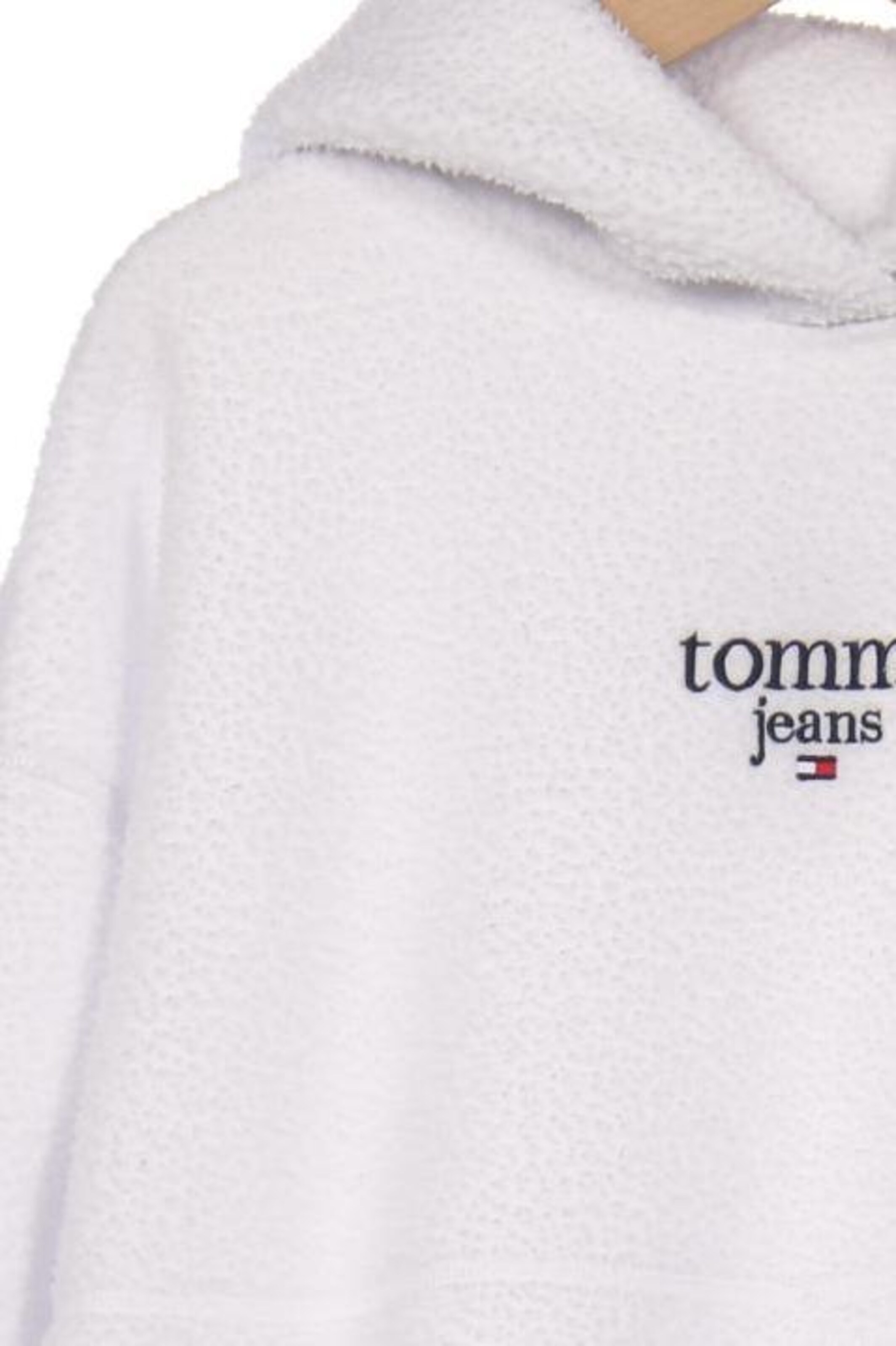Tommy Jeans Kapuzenpullover L in Weiß