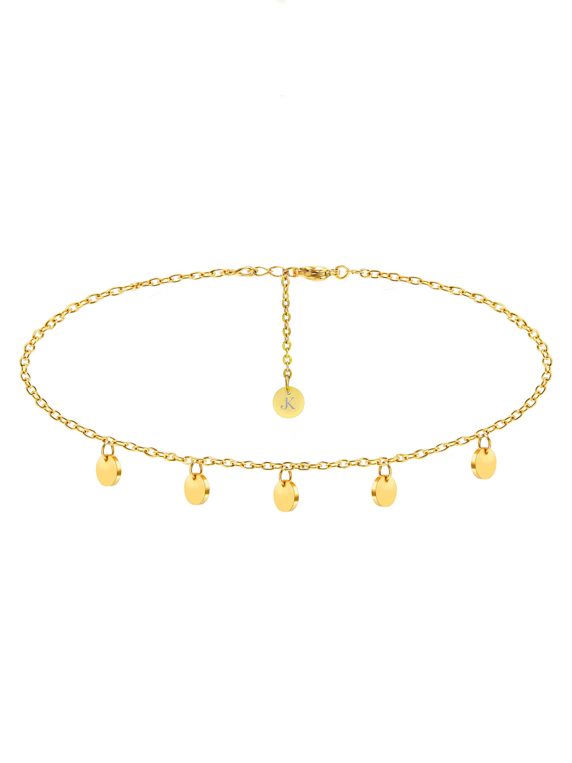 Kim Johanson Kette 'Coins' in Gold: Vorderseite