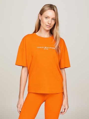 TOMMY HILFIGER Shirt 'Sport Essential' in Orange: front