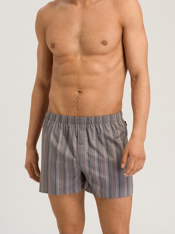Hanro Boxer shorts ' Fancy Woven ' in Grey: front