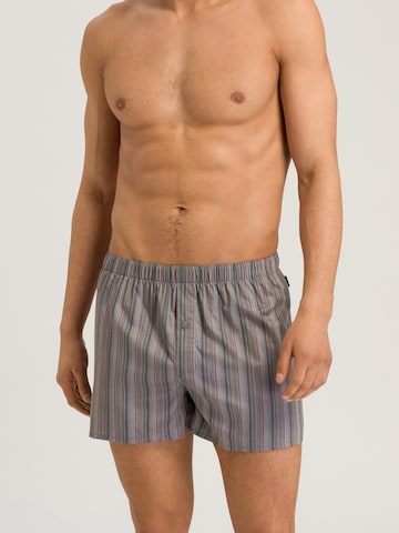 Hanro Boxershorts ' Fancy Woven ' in Grau: predná strana