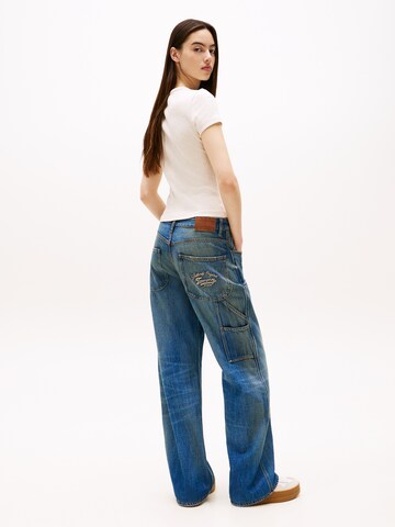 Tommy Jeans Tričko – béžová