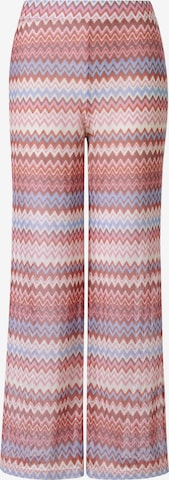 Rich & Royal Wide leg Broek in Gemengde kleuren: voorkant