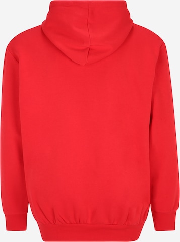 Jack & Jones Plus - Sudadera en rojo