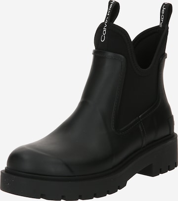 Boots chelsea di Calvin Klein in nero: frontale