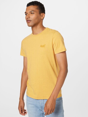 Superdry - Camiseta en amarillo: frente