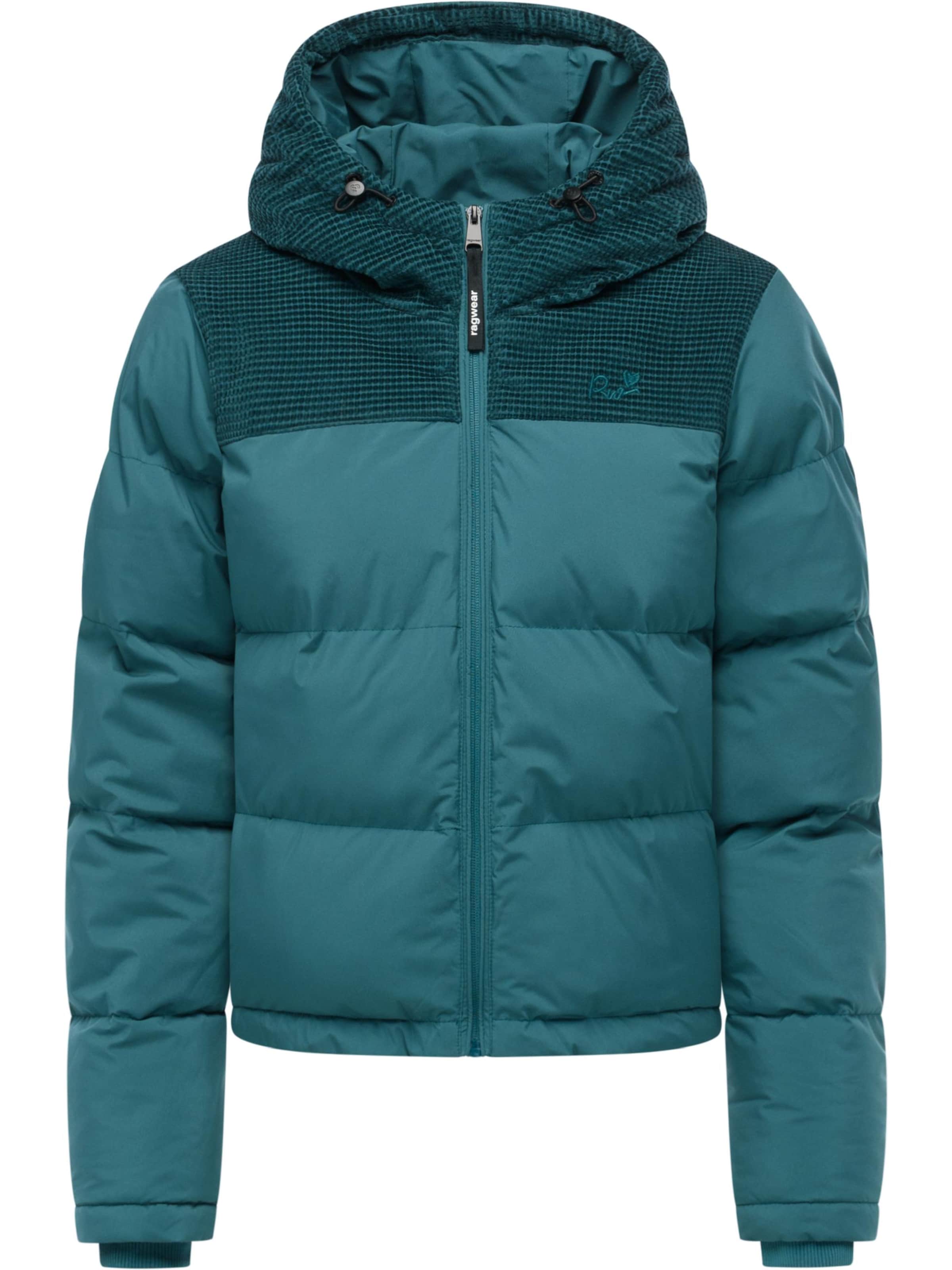 Ragwear Winterjas 'Amazze' in Groen: voorkant