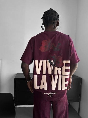 T-Shirt Kleidermafia en rouge