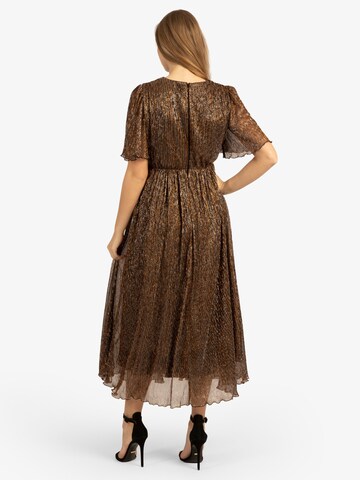 APART - Vestido de gala en bronce