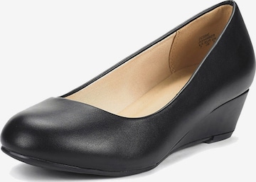 Dream Pairs Ballerina 'Dream Pairs Fashion' in Zwart: voorkant