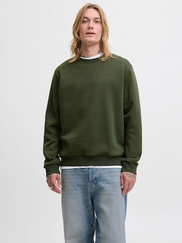 JACK & JONES Sweatshirt 'JJEBradley' in Green: front