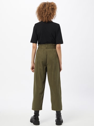 ONLY Loose fit Pleat-Front Pants in Green