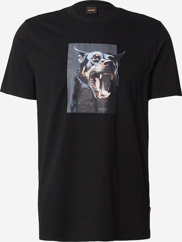 BOSS Shirt 'Dobermann' in Zwart: voorkant